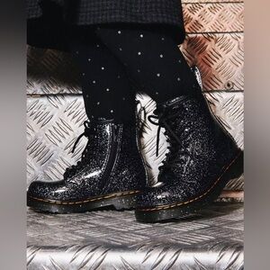 Doc Martens 1460 Cosmic glitter sz 7 baby/toddler boots NIB from Famous Footwear
